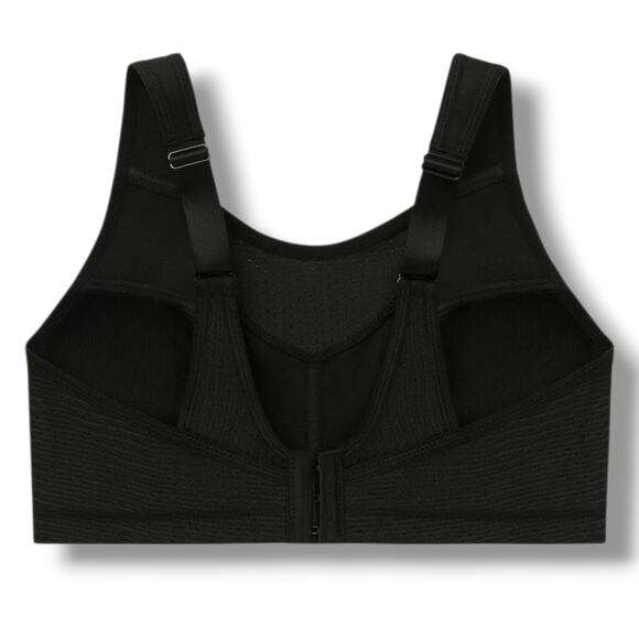 Glamorise Sport Women’s No-Bounce Camisole Elite High Support Sports Bra Black - Picture 2 of 8